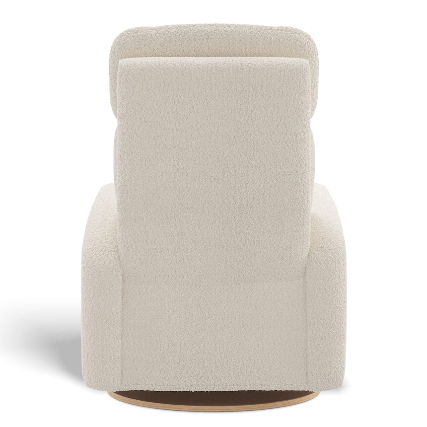 Fauteuil Berçant Inclinable Pivotant Hailey Puppy Pearl avec Mécanisme Électrique-Jaymar BB-JAM-527-PUPPY-11-CLÉMENT