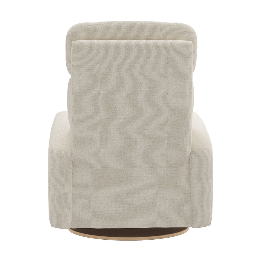 Grand Fauteuil Berçant Inclinable Pivotant Hailey avec Mécanisme Électrique - Tissu Anti-tache Alta™ 10-Jaymar BB-JAM-527295ALTA10-CLÉMENT