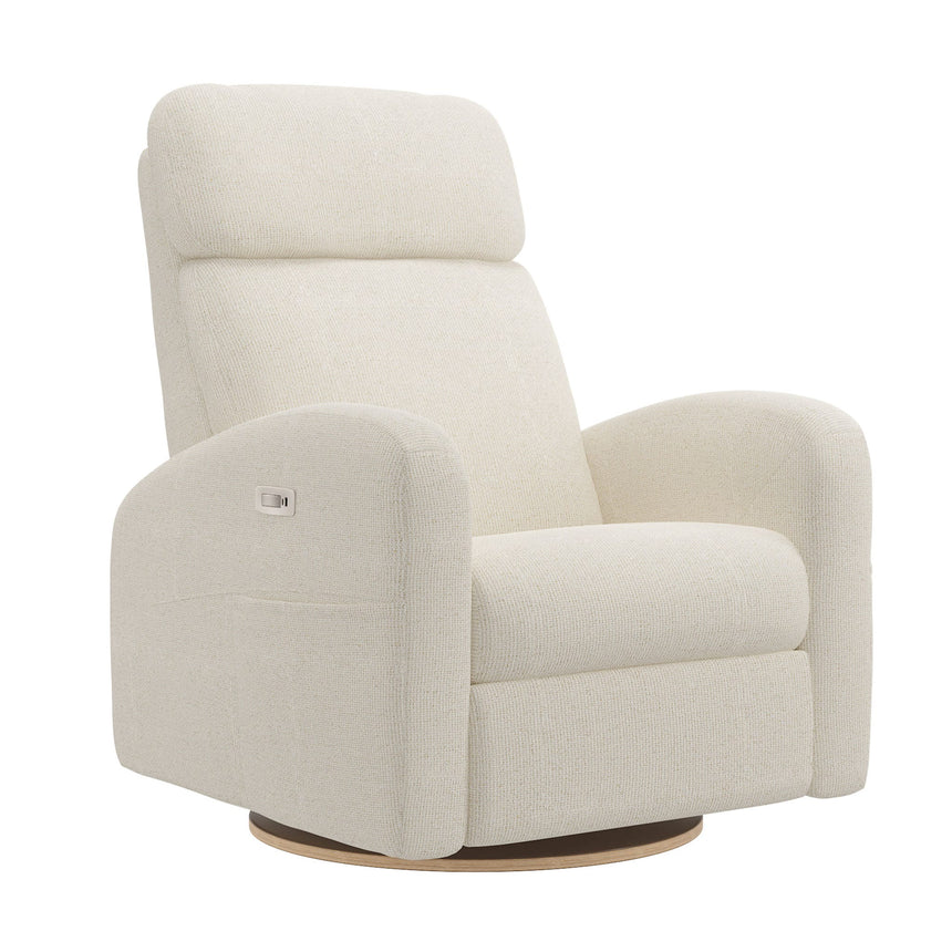 Grand Fauteuil Berçant Inclinable Pivotant Hailey avec Mécanisme Électrique - Tissu Anti-tache Alta™ 10-Jaymar BB-JAM-527295ALTA10-CLÉMENT