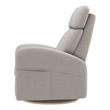 Grand Fauteuil Berçant Inclinable Pivotant Hailey avec Mécanisme Électrique - Arlo Heather Pearl-Jaymar BB-JAM-527295ARL601-CLÉMENT