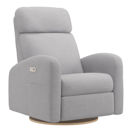 Grand Fauteuil Berçant Inclinable Pivotant Hailey avec Mécanisme Électrique - Como Dove Grey-Jaymar BB-JAM-527295COMO61-CLÉMENT