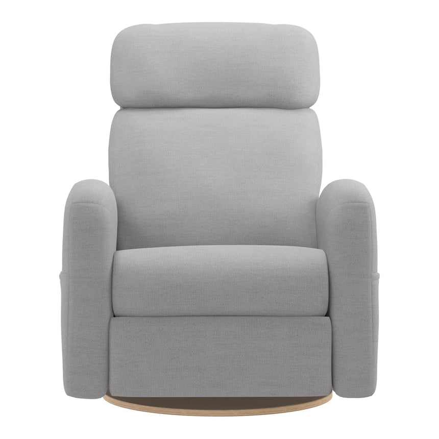 Grand Fauteuil Berçant Inclinable Pivotant Hailey avec Mécanisme Électrique - Como Dove Grey-Jaymar BB-JAM-527295COMO61-CLÉMENT