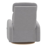 Grand Fauteuil Berçant Inclinable Pivotant Hailey avec Mécanisme Électrique - Como Dove Grey-Jaymar BB-JAM-527295COMO61-CLÉMENT