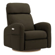 Grand Fauteuil Berçant Inclinable Pivotant Hailey avec Mécanisme Électrique - Tissu Anti-tache Mojo Espresso-Jaymar BB-JAM-527295ESP006-CLÉMENT