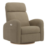 Grand Fauteuil Berçant Inclinable Pivotant Hailey avec Mécanisme Électrique - Tissu Anti-tache Tessa Mocha-Jaymar BB-JAM-527295MOC606-CLÉMENT