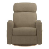 Grand Fauteuil Berçant Inclinable Pivotant Hailey avec Mécanisme Électrique - Tissu Anti-tache Tessa Mocha-Jaymar BB-JAM-527295MOC606-CLÉMENT