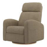 Grand Fauteuil Berçant Inclinable Pivotant Hailey avec Mécanisme Électrique - Tissu Anti-tache Tessa Mocha-Jaymar BB-JAM-527295MOC606-CLÉMENT
