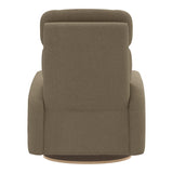 Grand Fauteuil Berçant Inclinable Pivotant Hailey avec Mécanisme Électrique - Tissu Anti-tache Tessa Mocha-Jaymar BB-JAM-527295MOC606-CLÉMENT