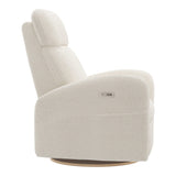 Grand Fauteuil Berçant Inclinable Pivotant Hailey avec Mécanisme Électrique - Puppy Pearl-Jaymar BB-JAM-527295PUPP11-CLÉMENT