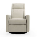 Fauteuil Berçant et Pivotant Nelly - Como Sable / Noir-Jaymar BB-JAM-521-COMO-20-CLÉMENT