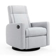 Fauteuil Berçant et Pivotant Nelly - Arlo Heather Gris / Noir-Jaymar BB-JAM-521-ARLO-57-CLÉMENT