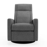 Fauteuil Berçant et Pivotant Nelly - Nexus Charcoal / Noir-Jaymar BB-JAM-521-NEXUS-59-CLÉMENT