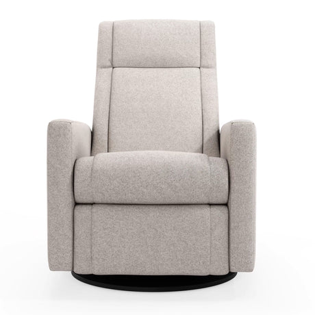 Fauteuil Berçant et Pivotant Nelly - Arlo Pearl / Noir-Jaymar BB-JAM-521-ARLO-601-CLÉMENT