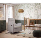 Fauteuil Berçant et Pivotant Nelly - Arlo Pearl / Noir-Jaymar BB-JAM-521-ARLO-601-CLÉMENT
