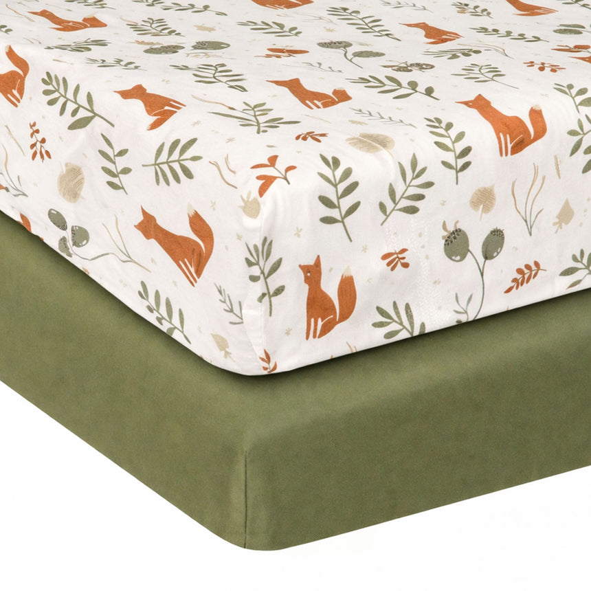 Drap Contour (2) pour Lit de Bébé - Renard-Simmons-JAS-24100-CLÉMENT