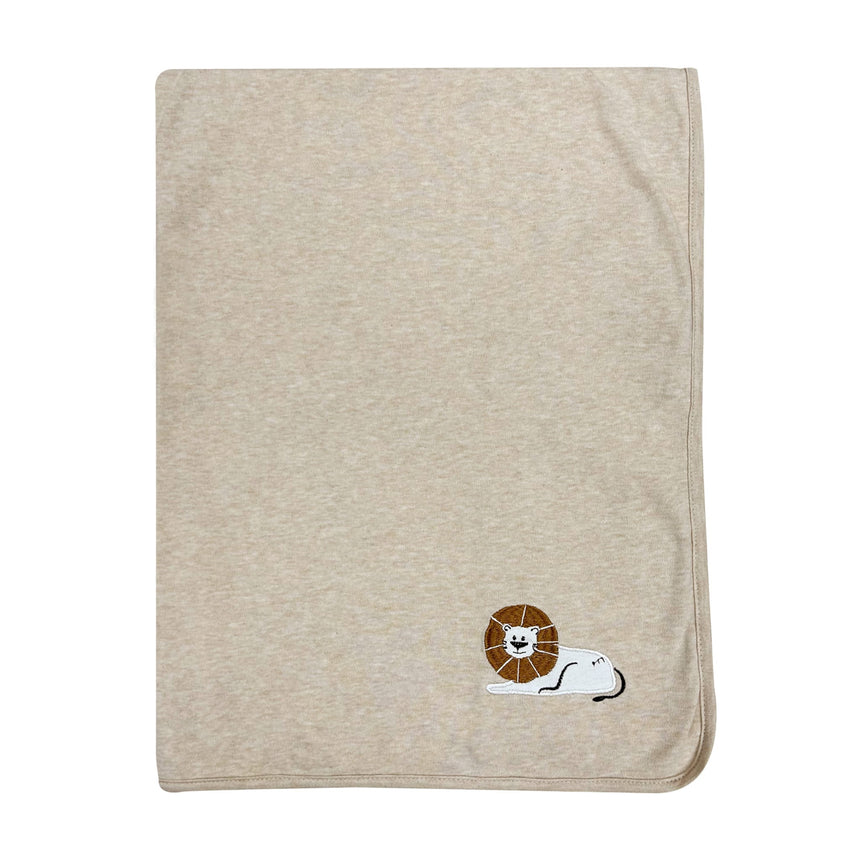 Couverture Lion Taupe-Simmons-JAS-39255-CLÉMENT