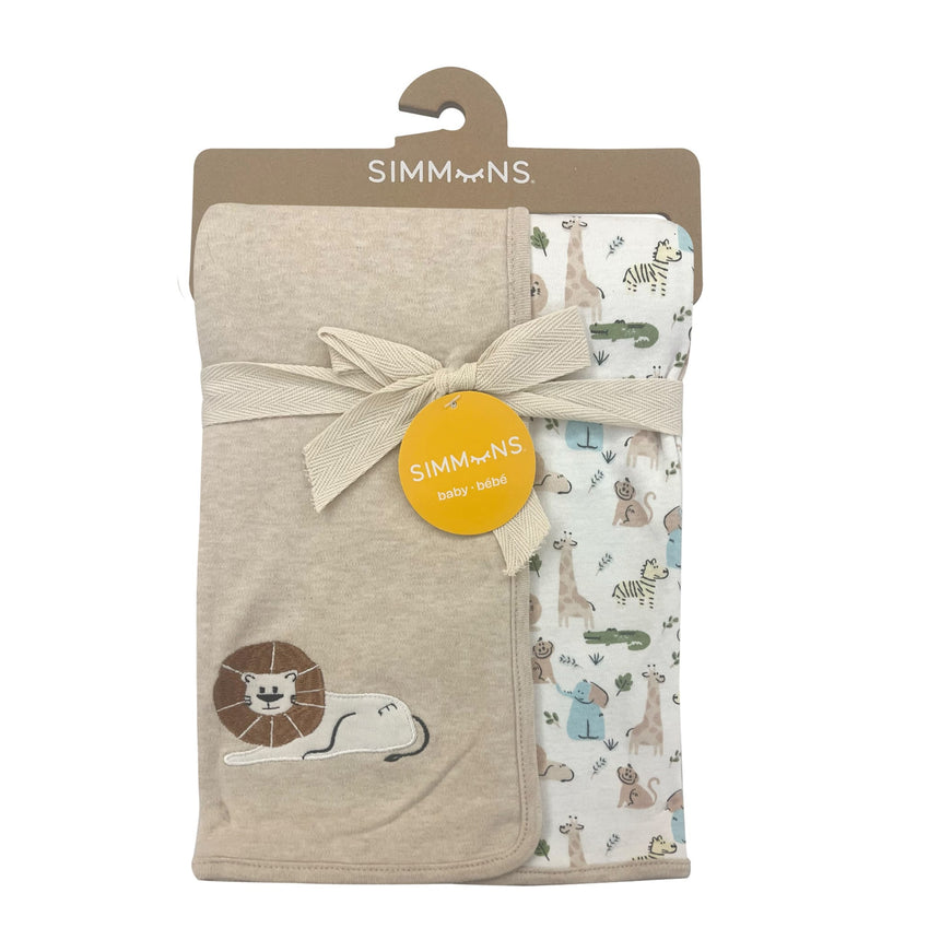 Couverture Lion Taupe-Simmons-JAS-39255-CLÉMENT