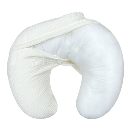 Coussin d'Allaitement Mousseline Coconut Milk-Jasxtek-JAS-59800-CLÉMENT