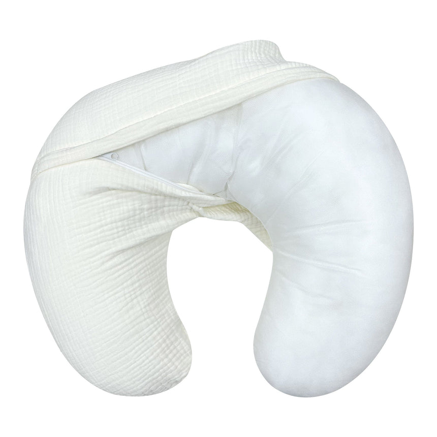 Coussin d'Allaitement Mousseline Coconut Milk-Jasxtek-JAS-59800-CLÉMENT