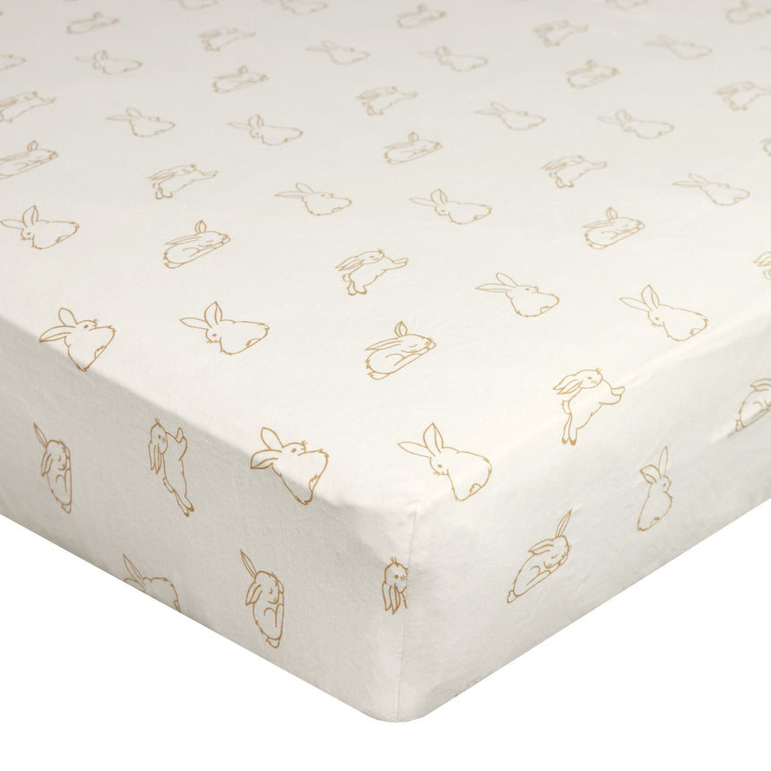 Drap Contour pour Lit de Bébé - Lapins-Origami Maison-JAS-DRAPCONBUNNI-CLÉMENT