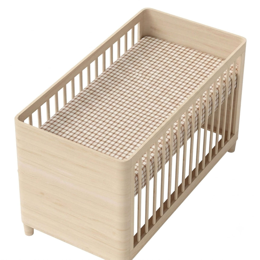 Drap Contour pour Lit de Bébé - Carreaux-Origami Maison-JAS-DRAPCONCHEKC-CLÉMENT