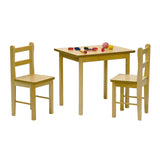 Table et Chaises en Bois - Naturel-JB Poitras-JBP-312-naturel-CLÉMENT