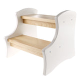 Marche-pied en Bois - Blanc Naturel-JB Poitras-JBP-702-blanc-na-CLÉMENT