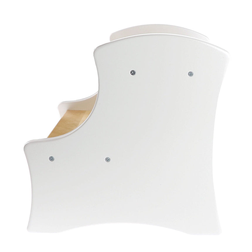 Marche-pied en Bois - Blanc Naturel-JB Poitras-JBP-702-blanc-na-CLÉMENT