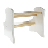 Marche-pied en Bois - Blanc Naturel-JB Poitras-JBP-702-blanc-na-CLÉMENT