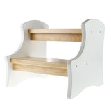 Marche-pied en Bois - Blanc Naturel-JB Poitras-JBP-702-blanc-na-CLÉMENT