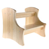 Marche-pied en Bois - Naturel-JB Poitras-JBP-702-naturel-CLÉMENT