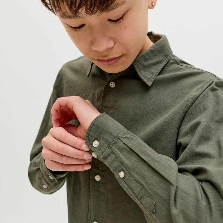 Chemise Lin Breeze 8-16ans-Jack & Jones-JCJ-12288649-CLÉMENT