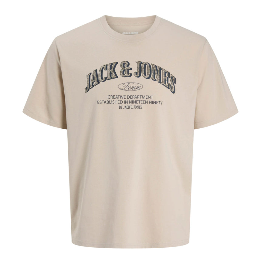 T-shirt Logo Denver 8-16ans-Jack & Jones-Ivoire-8-JCJ-12299556-MOO-CLÉMENT