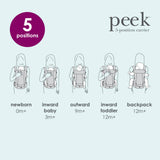Porte-Bébé 5 Positions Peek-JJ Cole-JJC-J00972-CLÉMENT