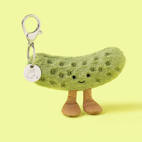 Porte-clés Cornichon Amusant-Jellycat-JLC-A4PICBC-CLÉMENT