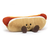 Hot Dog Souriant Amusant-Jellycat-JLC-A6HD-CLÉMENT