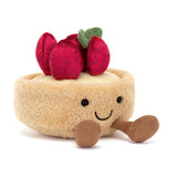 Tarte Aux Fraises Fleurette Amusante-Jellycat-JLC-A6TAF-CLÉMENT