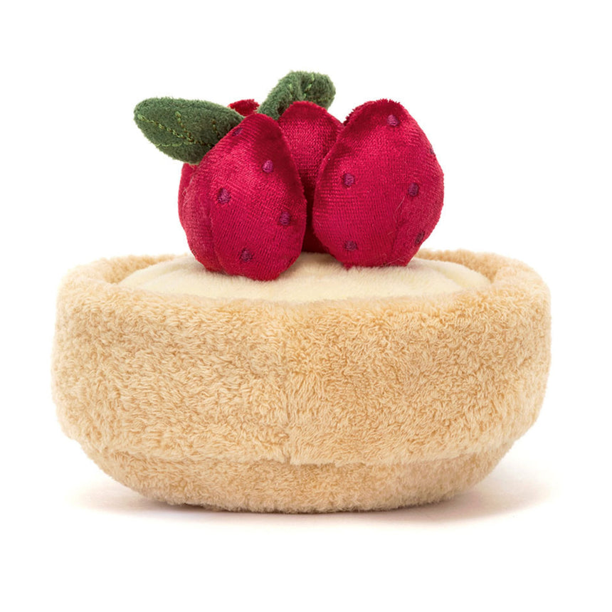 Tarte Aux Fraises Fleurette Amusante-Jellycat-JLC-A6TAF-CLÉMENT