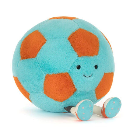 Ballon de Soccer Bleu Et Orange Amusant-Jellycat-JLC-AS2FB-CLÉMENT
