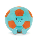 Ballon de Soccer Bleu Et Orange Amusant-Jellycat-JLC-AS2FB-CLÉMENT