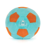 Ballon de Soccer Bleu Et Orange Amusant-Jellycat-JLC-AS2FB-CLÉMENT