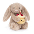 Lapin Beige Anniversaire-Jellycat-JLC-BAS3BEBB-CLÉMENT