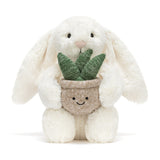 Lapin Crème Avec Plante-Jellycat-JLC-BB3PLA-CLÉMENT