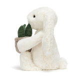 Lapin Crème Avec Plante-Jellycat-JLC-BB3PLA-CLÉMENT