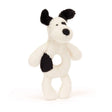 Peluche Hochet Chiot Noir & Crème-Jellycat-JLC-BRR4BCP-CLÉMENT