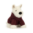 Chien scottish Munro « Pull d’hiver »-Jellycat-JLC-MUN2JUM-CLÉMENT