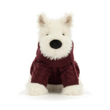 Chien scottish Munro « Pull d’hiver »-Jellycat-JLC-MUN2JUM-CLÉMENT