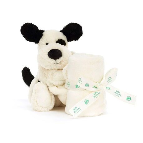 Doudou Éveil Chiot Noir & Crème-Jellycat-JLC-STH4BCP-CLÉMENT