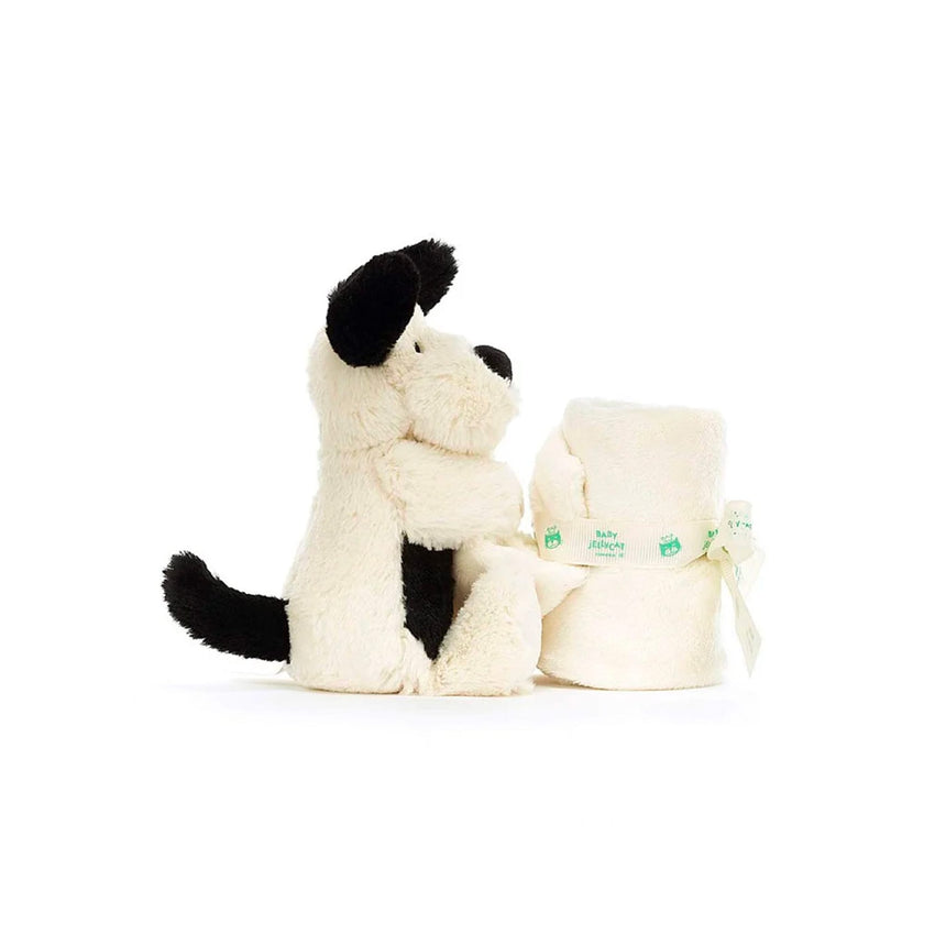 Doudou Éveil Chiot Noir & Crème-Jellycat-JLC-STH4BCP-CLÉMENT