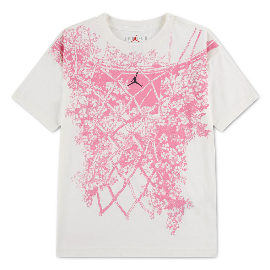 T-shirt Mj Net Bouquet 7-16ans-Jordan-Ivoire-S-JOR-45G291-782-CLÉMENT